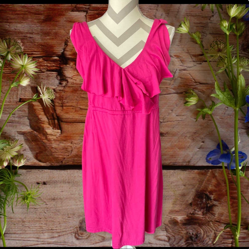 ✅Hot Pink lounging dress